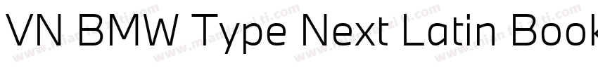 VN BMW Type Next Latin Book字体转换